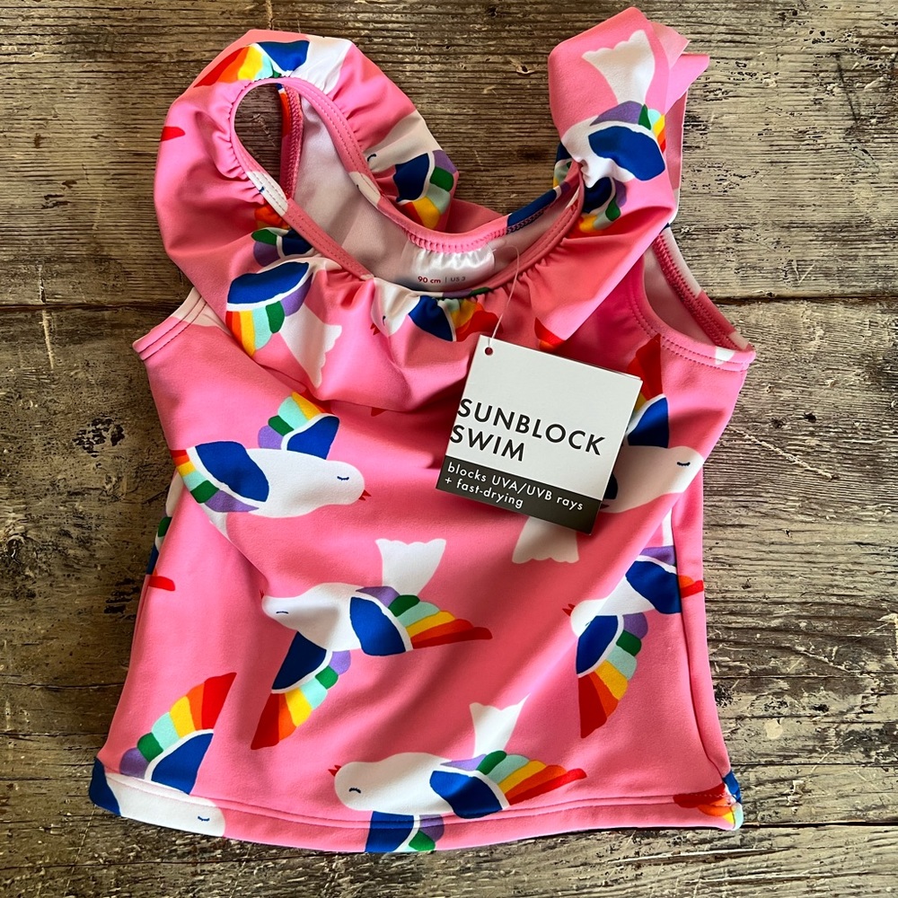 NWT Hanna Anderson swim top size 3